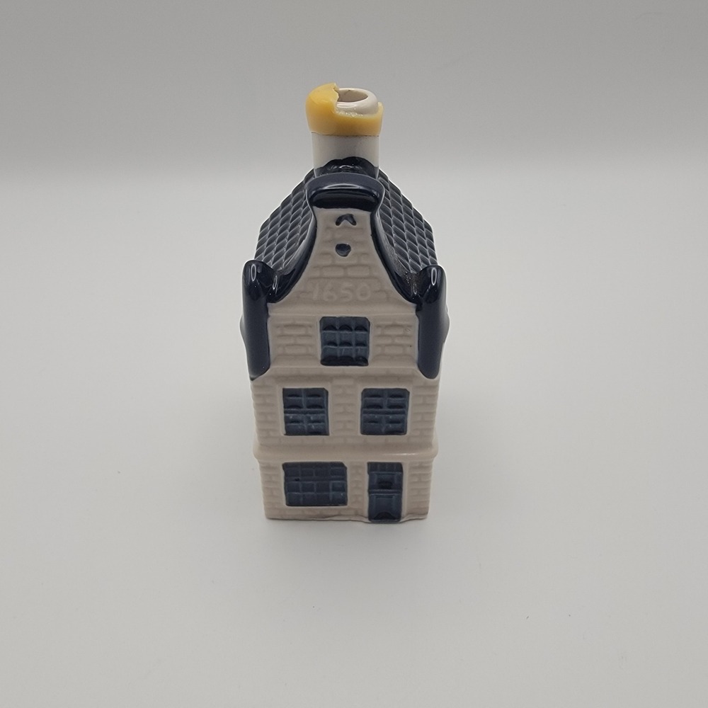 KLM Bols Blue Delft House 16 Miniature Dutch Canal House 2010 Empty Ceramic